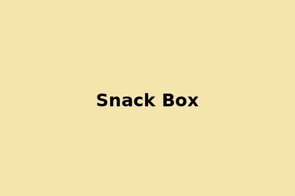 Snack Box